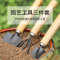 Gardening Tool Set for Potted Plants and Flower Arrangement - 3-Piece Home Use Planting Shovel Kit