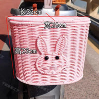 Bicycle Basket with Lid for Electric Bikes - Front Handlebar Storage
