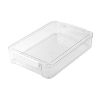 Transparent Square Storage Box for Perler Beads, Jewelry, Nail Art, and Small Items - Portable Organizer for Crafts and Display