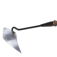 Heavy-Duty Manganese Steel Triangle Hoe for Gardening and Farming, Soil Loosening Tool