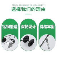 New 3-in-1 Multi-functional Double Wheel Assisted Weeding and Soil Loosening Hoe, Ditching Hoe, Land Reclamation Flat Hoe, Triangle Plow