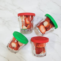 Joliema Glass Storage Jar with Lid for Sous Vide, Snacks, Tea, Dried Fruit, Coffee Beans