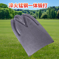 Manganese Steel Hoe for Farming, Digging, Bamboo Shoot Harvesting, Ditching, Ridging, Home Gardening, Weeding, Outdoor Tool