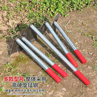 Manganese Steel Garden Hoe Weeder Rake for Planting, Weeding, Digging, and Soil Loosening