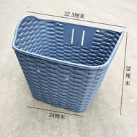 Universal Bicycle Front Basket Electric Folding Front Basket Rear Basket for 20/22/24/26 Inch Bikes