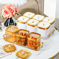 Spice Storage Box Food Grade Kitchen Seasoning Jar with Compartments for Star Anise Cinnamon Chili Pepper