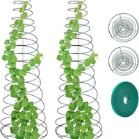 Climbing Plant Support Metal Trellis for Garden Spiral Vine Support Frame for Herbs and Flowers
