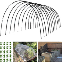Garden Plant Greenhouse Hoop Grow Tunnel Anti-Bird Animal Protection Support Frame Set Plant Support Garden Stakes Kit