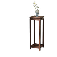 Wujin Wood New Chinese Solid Wood Flower Stand 2025 New Indoor Living Room Floor-standing Shelf Balcony Tall Plant Holder