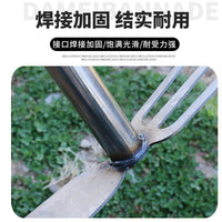 Garden Tool Hoe and Shovel Combo, Dual-Purpose Flat Hoe for Weeding, Digging, Planting, and Gardening