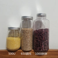 Grain Storage Container with Dividers, Sealed Jar for Kitchen Dry Goods, Spices, Tea, Food-Grade Moisture-Proof Storage