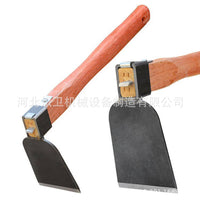 Household Garden Trowel Manganese Steel Forged Small Hoe for Digging, Planting, and Cultivating