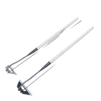 Manganese Steel Hardened Hollow Weeding Hoe for Agriculture, Sharp All-Steel Large Hollow Hoe for Vegetable Gardens