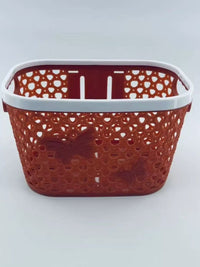 Children's Bicycle Front Basket, Thickened Plastic Princess Bike Basket for 12/14/16/18/20 Inch Bikes