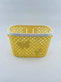 Children's Bicycle Front Basket, Thickened Plastic Princess Bike Basket for 12/14/16/18/20 Inch Bikes