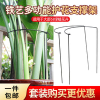 Wrought Iron Garden Plant Support Stakes, Arc-shaped Plant Cages for Climbing Plants, Hydrangeas, Fruits, and Vegetables