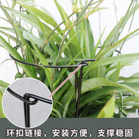 Wrought Iron Garden Plant Support Stakes, Arc-shaped Plant Cages for Climbing Plants, Hydrangeas, Fruits, and Vegetables