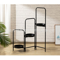 Nordic Simple Iron Art Flower Stand Multi-layer Foldable Floor-standing Plant Shelf for Living Room Balcony