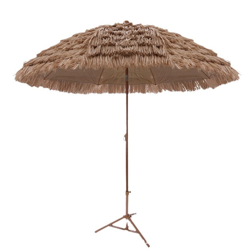 Outdoor Artificial Thatch Umbrella for Sun Protection - Hotel, Homestay, Beach, Garden, Courtyard