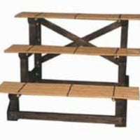 Solid Wood Tiered Plant Stand Multi-layer Flower Pot Rack Outdoor Indoor Balcony Display Shelf