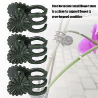 Orchid Stem Clips Plant Support Vine Plastic Clips Flower Growth Upright Branch Clamps Garden Plant Support Clips
