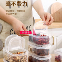 Household Sealed Spice Storage Box Kitchen Seasoning Container Food Grade PP Plastic