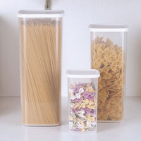 Transparent Food Grade PP Easy Open Airtight Moisture-Proof Storage Container Set Multi-Specification Stackable Kitchen Organizer