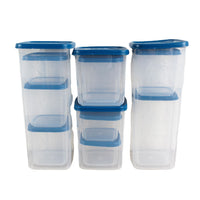 Transparent Food Grade PP Easy Open Airtight Moisture-Proof Storage Container Set Multi-Specification Stackable Kitchen Organizer