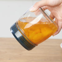 Square Glass Sealed Jar with Lid for Kitchen Food Storage - Multi-functional Cereal and Grain Container
