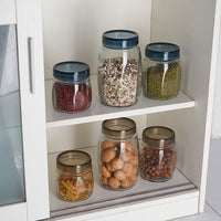 Square Glass Sealed Jar with Lid for Kitchen Food Storage - Multi-functional Cereal and Grain Container