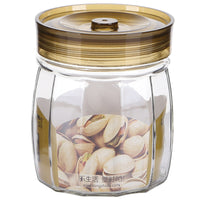 Square Glass Sealed Jar with Lid for Kitchen Food Storage - Multi-functional Cereal and Grain Container