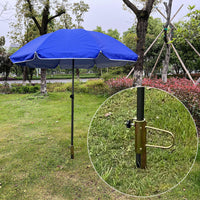 Large Outdoor Beach Umbrella Ground Spike Base for Sunshade Advertising Umbrella