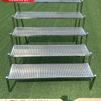 Stainless Steel Multi-tier Plant Stand Outdoor Balcony Garden Flower Pot Shelf Display Rack