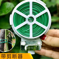 Garden Twist Ties with Cutter for Plants, Roses, Grapes, Fruit Trees, and Floral Arrangements