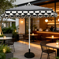 Outdoor Commercial Garden Patio Umbrella with Center Pole for Advertising and Sun Protection, Beach Sunshade