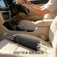 Jianmu Portable Folding Patio Garden Umbrella for Sun Protection and Rainproof Outdoor Leisure