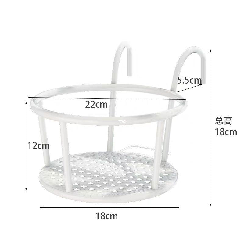 Nordic Style Indoor Wrought Iron Flower Stand Living Room Balcony Floor-standing Plant Rack Modern Minimalist Multi-layer Green Dill Pot Holder
