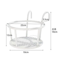 Nordic Style Indoor Wrought Iron Flower Stand Living Room Balcony Floor-standing Plant Rack Modern Minimalist Multi-layer Green Dill Pot Holder