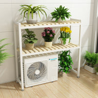 Multi-tier Iron Art Plant Stand for Indoor Living Room Balcony Flower Display Shelf
