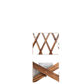 Treated Wood Trellis Wall-Mounted Rose Climbing Frame Balcony Vine Support Retractable Garden Grid Outdoor Bracket