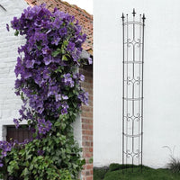 Garden Outdoor Water Pipe Grid Plant Support for Climbing Vines, Roses, Clematis, and Tortoise Shell Plants