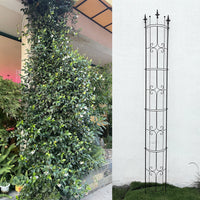 Garden Outdoor Water Pipe Grid Plant Support for Climbing Vines, Roses, Clematis, and Tortoise Shell Plants