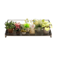 Balcony Hanging Flower Pot Rack Adjustable Iron Art Storage Shelf Succulent Plant Basket Railing Mounted Holder