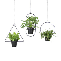Nordic Wall-Mounted Hanging Basket Set Iron Art Planter Rack Creative Modern Minimalist Wall Decor for Potted Plants