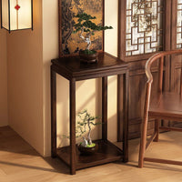 Chinese Style Wooden Flower Stand Living Room Floor-standing Shelf Balcony Solid Wood Ornament Flower Table Indoor Multi-layer Pot Rack