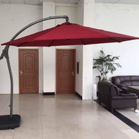 Outdoor Patio Cantilever Umbrella Garden Sunshade Villa Park Side Umbrella Security Booth Sunscreen Umbrella