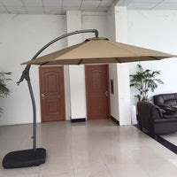 Outdoor Patio Cantilever Umbrella Garden Sunshade Villa Park Side Umbrella Security Booth Sunscreen Umbrella
