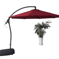 Outdoor Patio Cantilever Umbrella Garden Sunshade Villa Park Side Umbrella Security Booth Sunscreen Umbrella