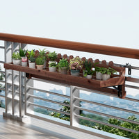 Balcony Floor-Standing Plant Stand Iron Art Flower Pot Holder Indoor Movable Multi-Layer Succulent Display Rack