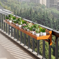 Balcony Floor-Standing Plant Stand Iron Art Flower Pot Holder Indoor Movable Multi-Layer Succulent Display Rack